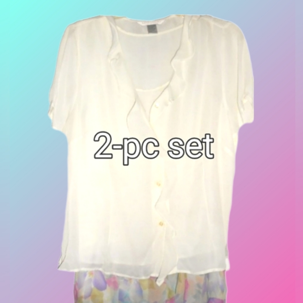 2-pc Blouse & Skirt Set - Picture 5 of 14